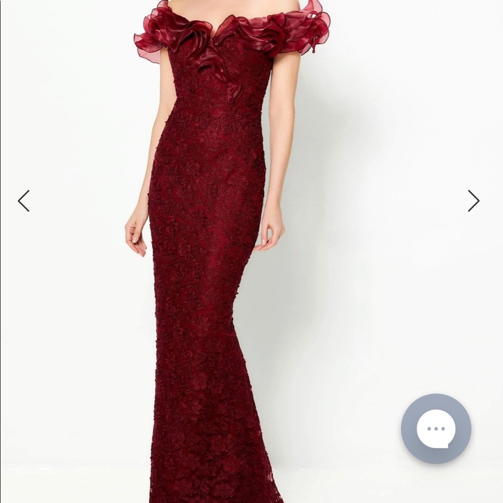COPY - Montage - Mon Cheri - - 119931 Ruffled Off-Shoulder Gown